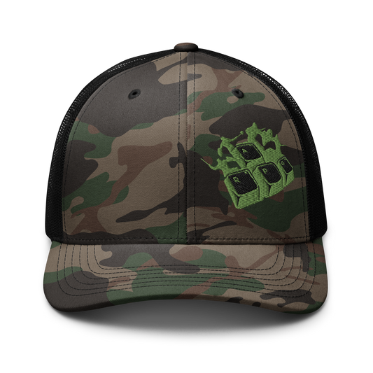 ARPG Green Trucker Hat (Camo)