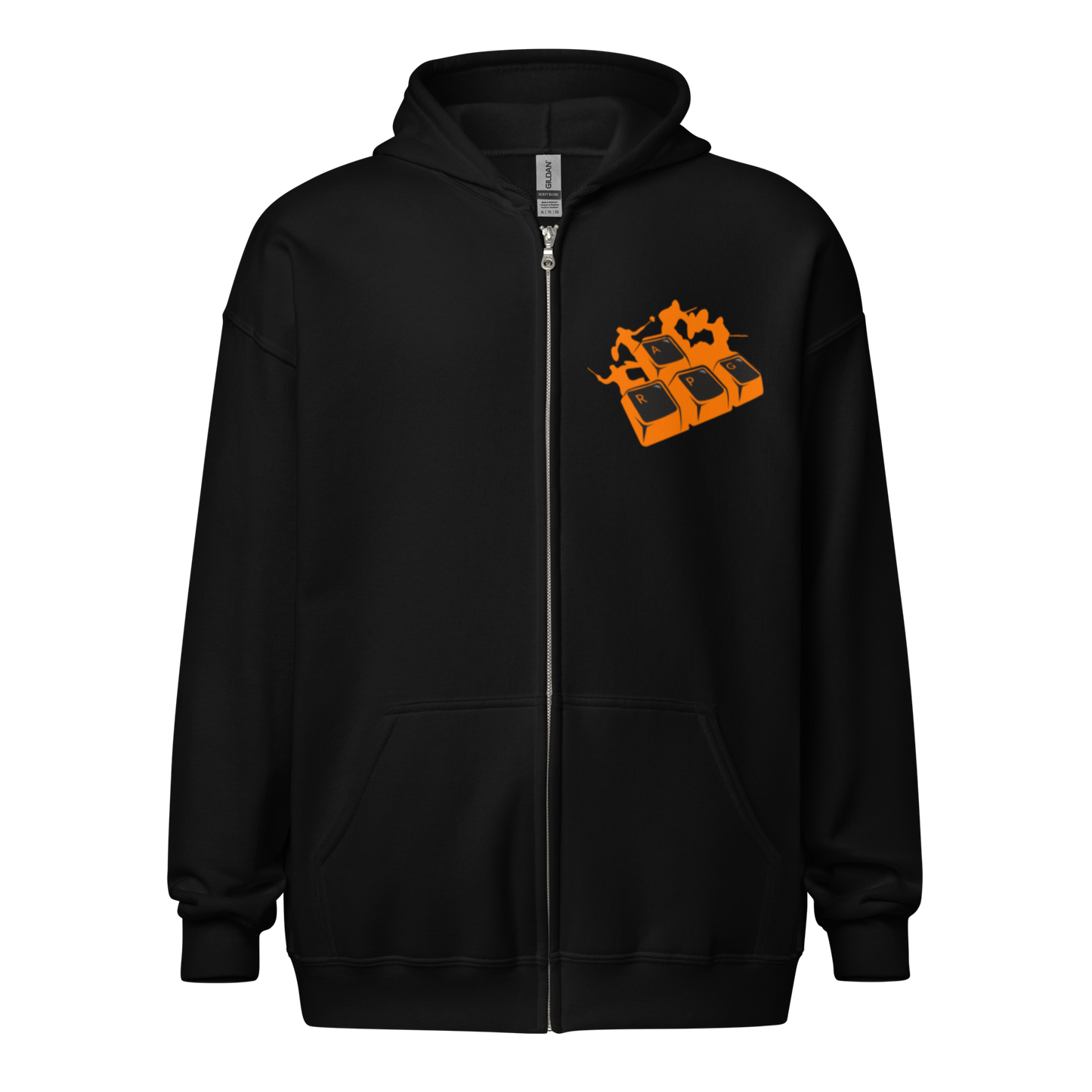 ARPG Unisex Zip Hoodie (Black)