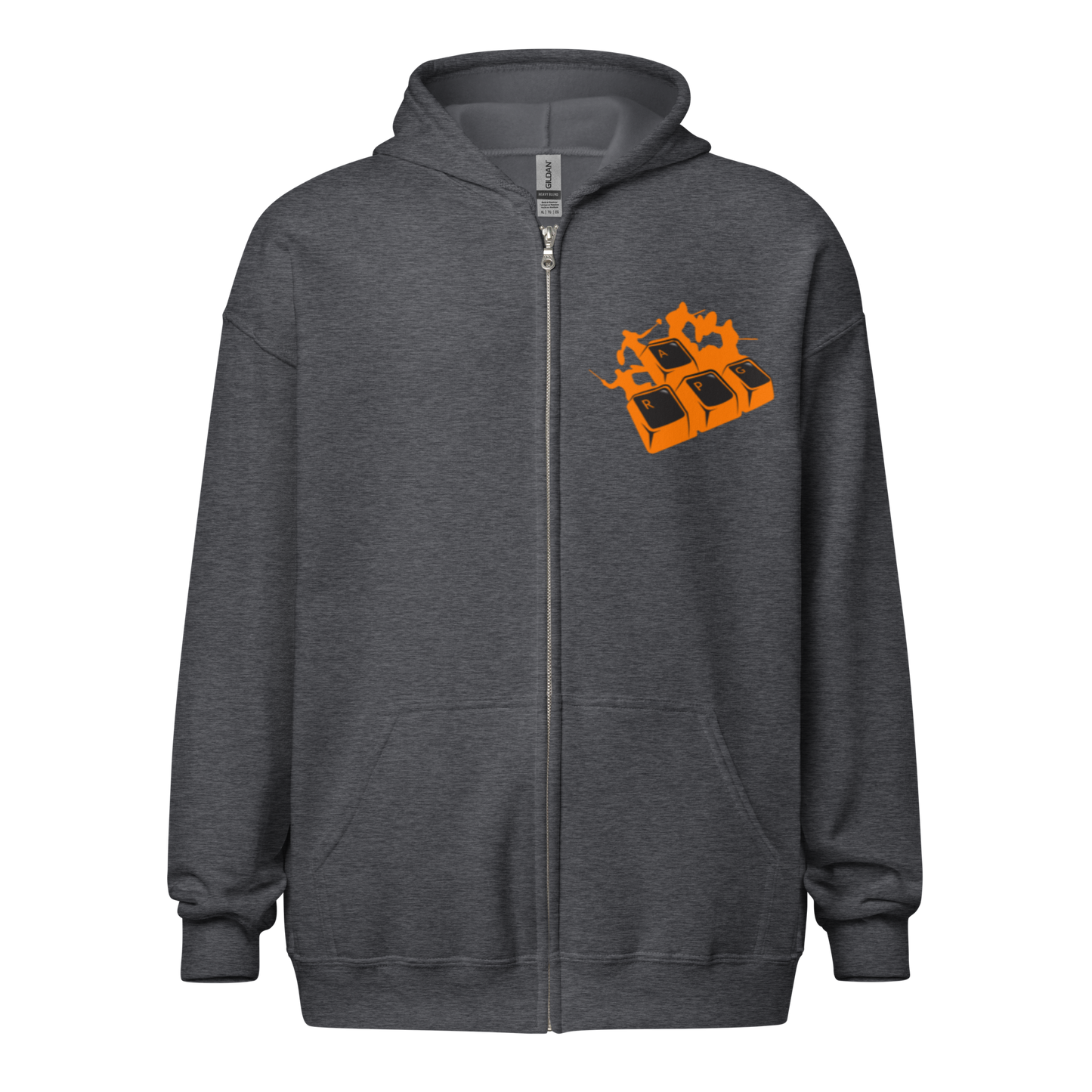 ARPG Unisex Zip Hoodie (Dark Grey)